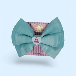 Blue Handmade Kids Bow Accessory
